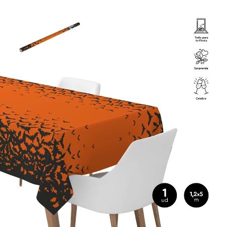 HALLOWEEN MANTEL NARANJA MURCIELAGO R/1231031 1UD