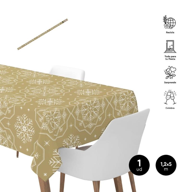 MANTEL ROLLO WINTER ORO 1.2X5M R/1231034 1UD