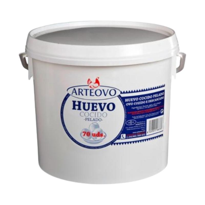 HUEVO COCIDO PELADO ARTEOVO CUBO/70 UD