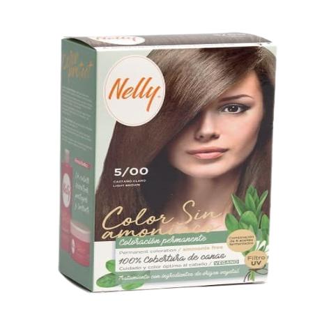 TINTE PELO NELLY VEGANO 5/00 CASTAÑO CLARO UD