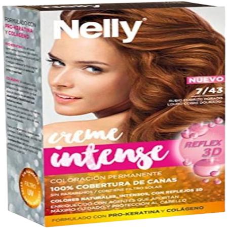 TINTE PELO NELLY VEGANO 7/43 RUBIO COBRIZO UD