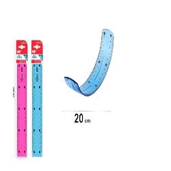 PP REGLA FLEXIBLE MP 20 CM UNIDAD