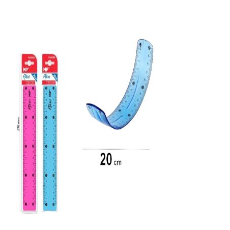 PP REGLA FLEXIBLE MP 20 CM UNIDAD