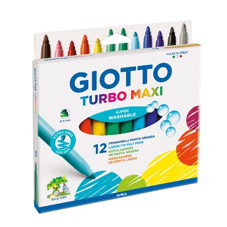 PP ROTULADOR GIOTTO PUNTA GRUESA TURBO MAXI 12UD