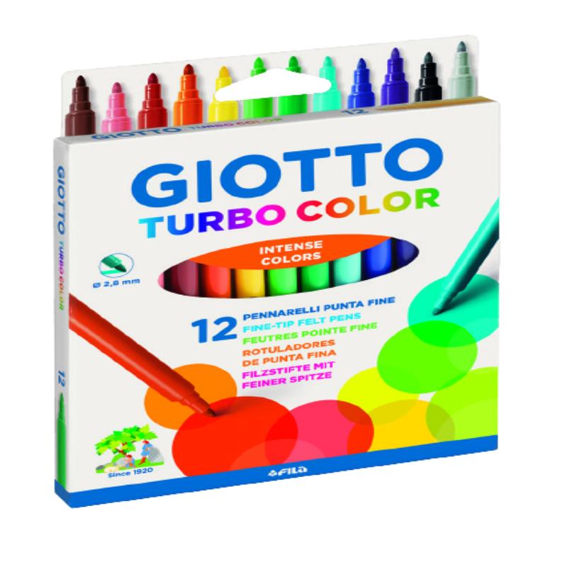 PP ROTULADOR GIOTTO TURBO COLOR PAQUETE 12 UD