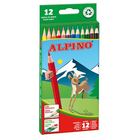 PP LAPIZ ALPINO COLORES PAQUETE 12 UD