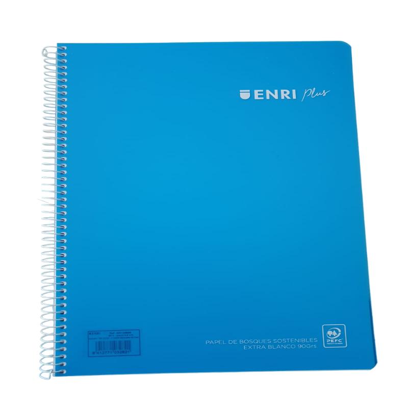 PP CUADERNO TAURO/ENRI 80H Fº PAUTA-2,5 MM UD