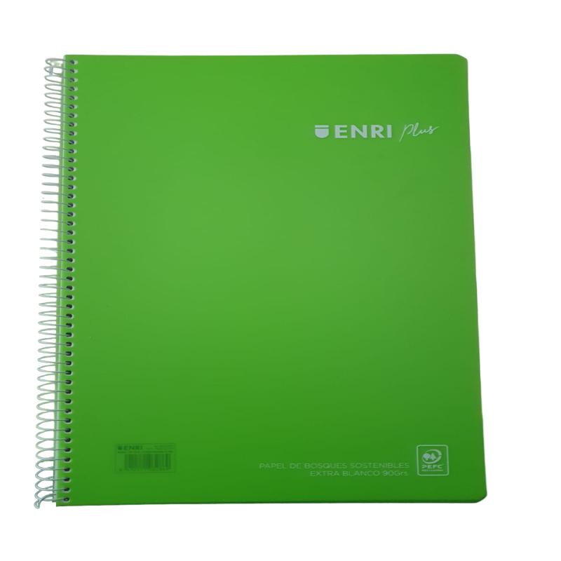 PP CUADERNO TAURO/ENRI 80H Fº PAUTA-3,5 MM UD