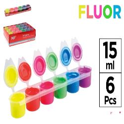 PP TEMPERA ESCOLAR MP COLOR FLUOR-METALI PACK-6 UD