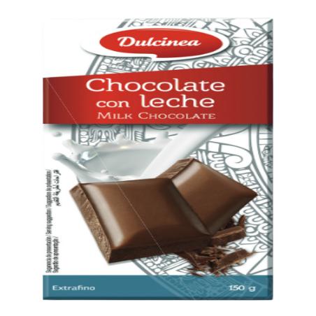 CHOCOLATE DULCINEA C/ LECHE T/150 GR