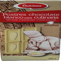 CHOCOLATE DULCINEA BLANCO POSTRES T/200 GR
