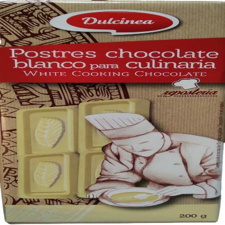 CHOCOLATE DULCINEA BLANCO POSTRES T/200 GR