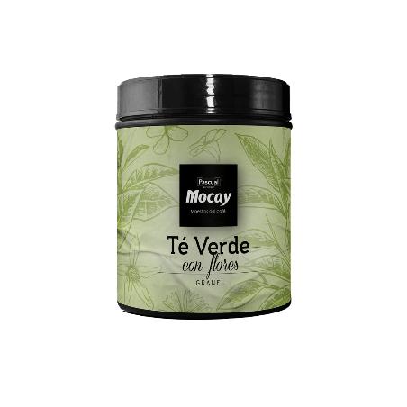 TE MOCAY VERDE CON FLORES GRANEL LATA/100.GR