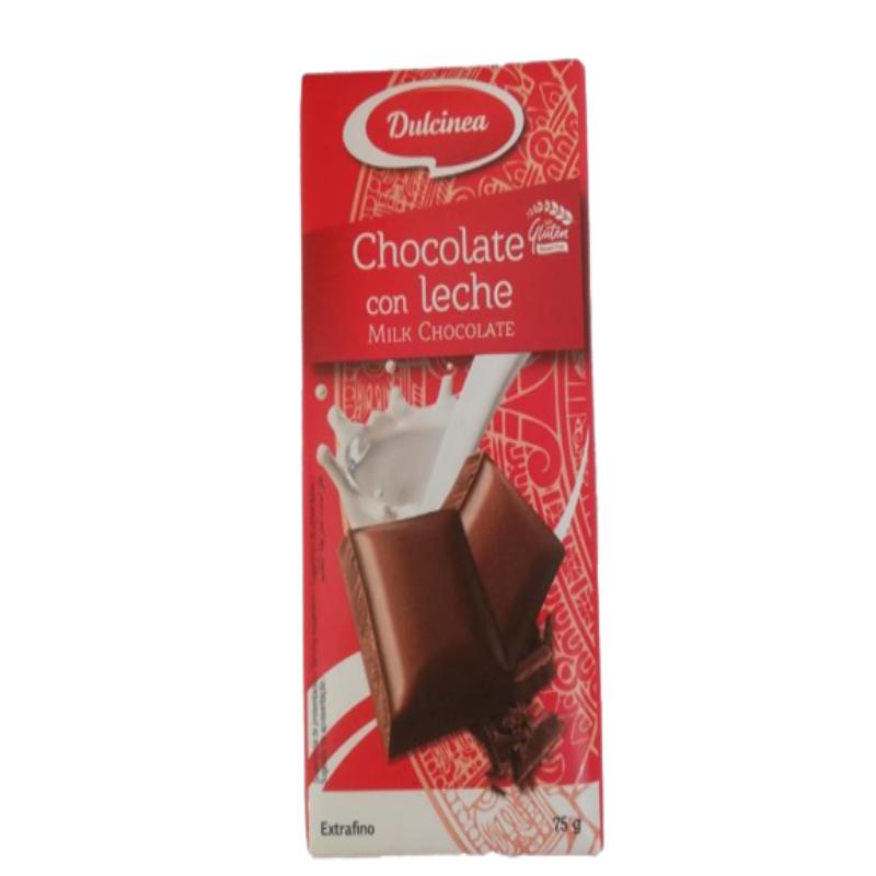 CHOCOLATE DULCINEA C/LECHE EXTRAFINO T/75 GR