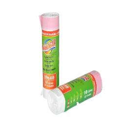 B/BASURA 39X40 BAÑO BLANCA MIHOGAR 10L B/25UD