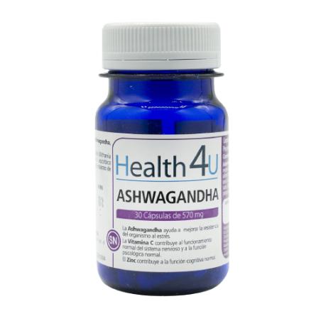H4U ASHWAGANDA, ZINC Y V-6  570 MG   B/30 UD