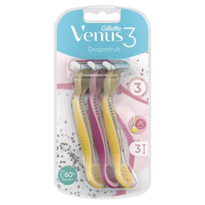 MAQUINILLA DEPILAR GILLETTE VENUS 3 DRAGONF P/3 UD