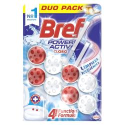 LIMPIADOR WC BREF PODER ACTIVO CLORO PACK-2 UD