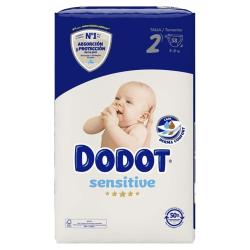 PAÑAL DODOT SENSITIVE T/2 (4-8KG) 58 UD