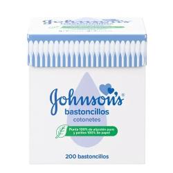 BASTONCILLOS ALGODON JOHNSONS  B/200 UD