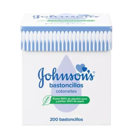 BASTONCILLOS ALGODON JOHNSONS  B/200 UD