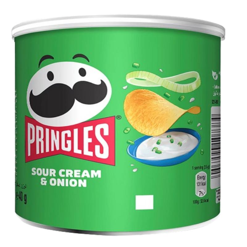 PATATAS FRITAS PRINGLES CREAM & ONION 40 GR