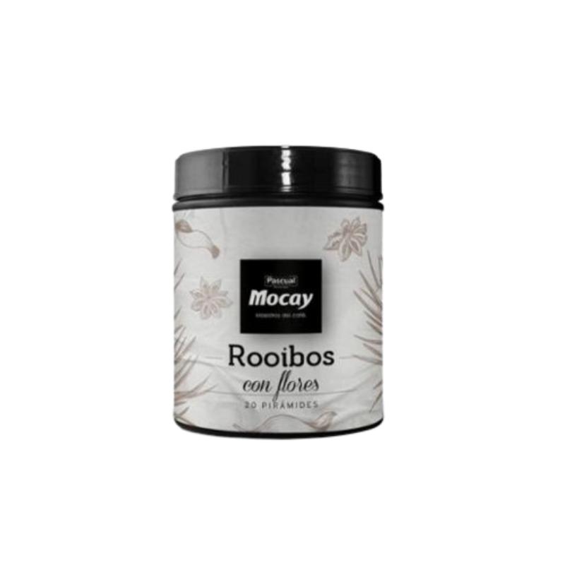 INFUSION MOCAY ROOIBOS C/FLORES PIRAMIDE LATA/20UD