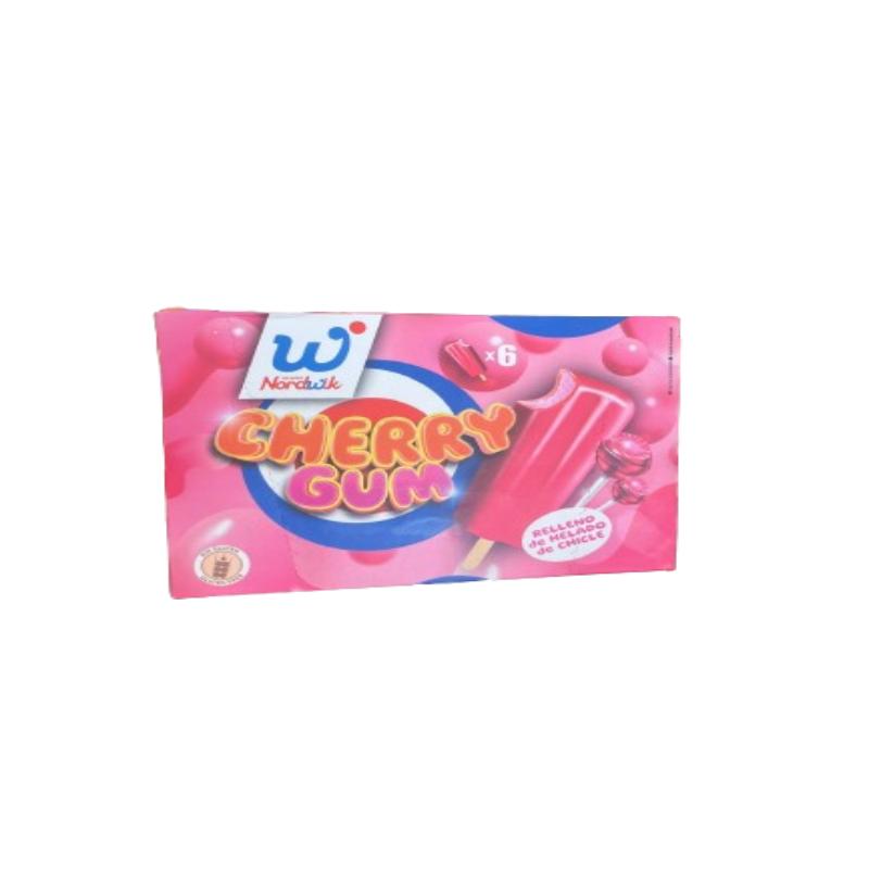 HELADO NORDWIK CHERRY GUM (KOJAK) P/6U
