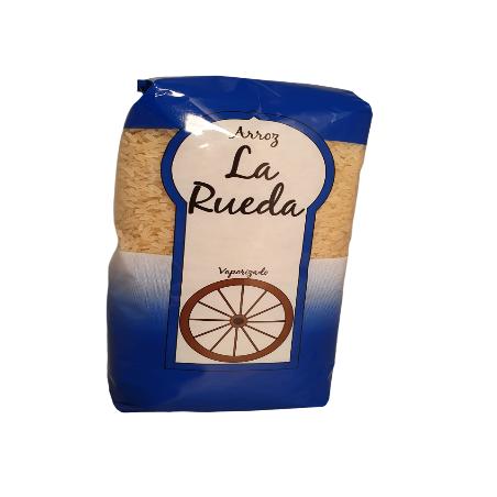 ARROZ LA RUEDA GRANO VAPORIZADO PRIMERA P/1KG