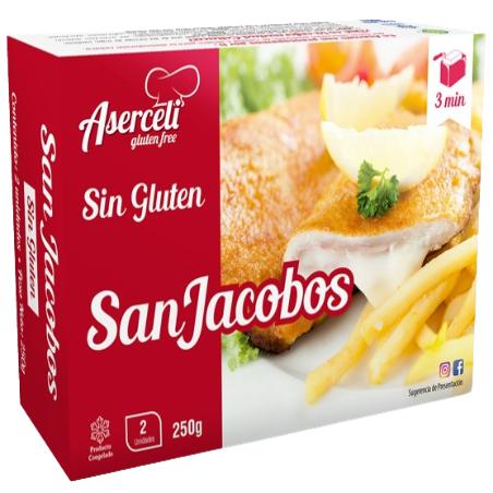 SAN JACOBOS SIN GLUTEN ASERCELI  EST/2UD 250 GR