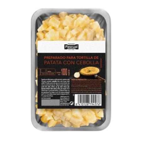 PREPARADO TORTILLA C/CEBOLLA PASCUAL BAND/900.KG