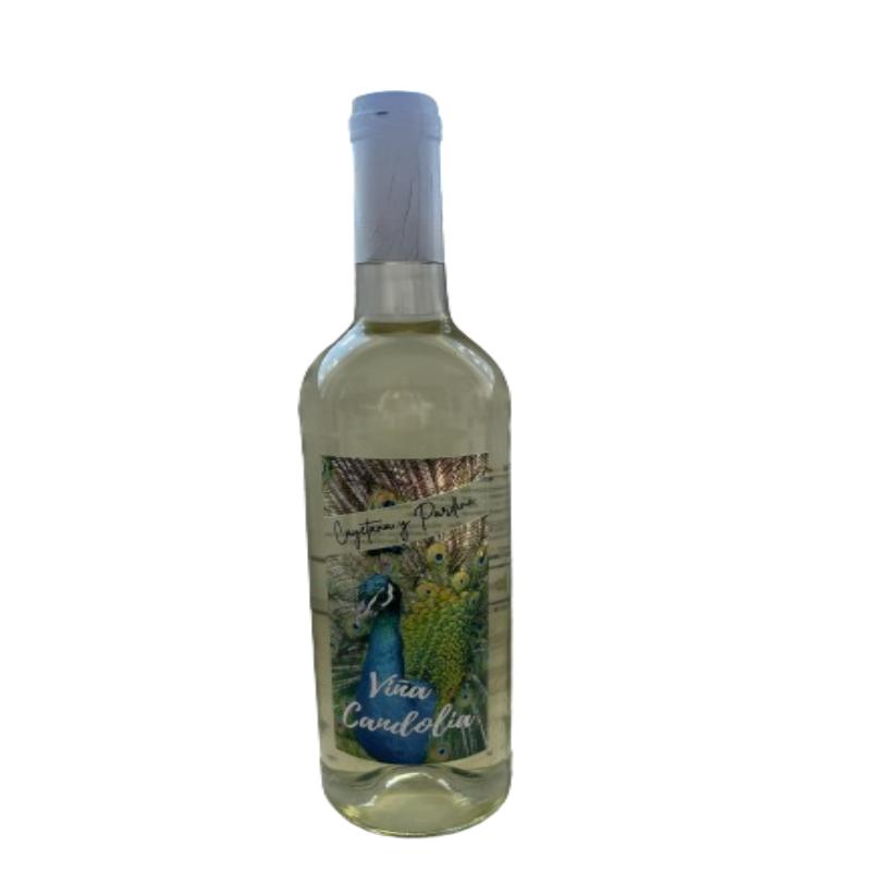 VINO VIÑA CANDOLIA BLANCO CAYETANA+P.B/75.CL