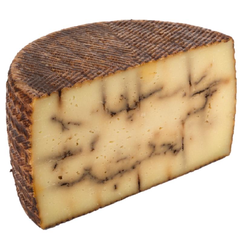 QUESO MEZCLA CAP. CASTELLANO AJO NEGRO 1/2 X KG