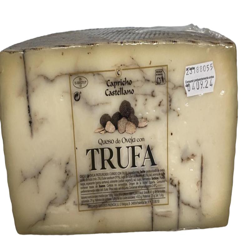 QUESO MEZCLA CAP. CASTELLANO TRUFA 1/4 X KG