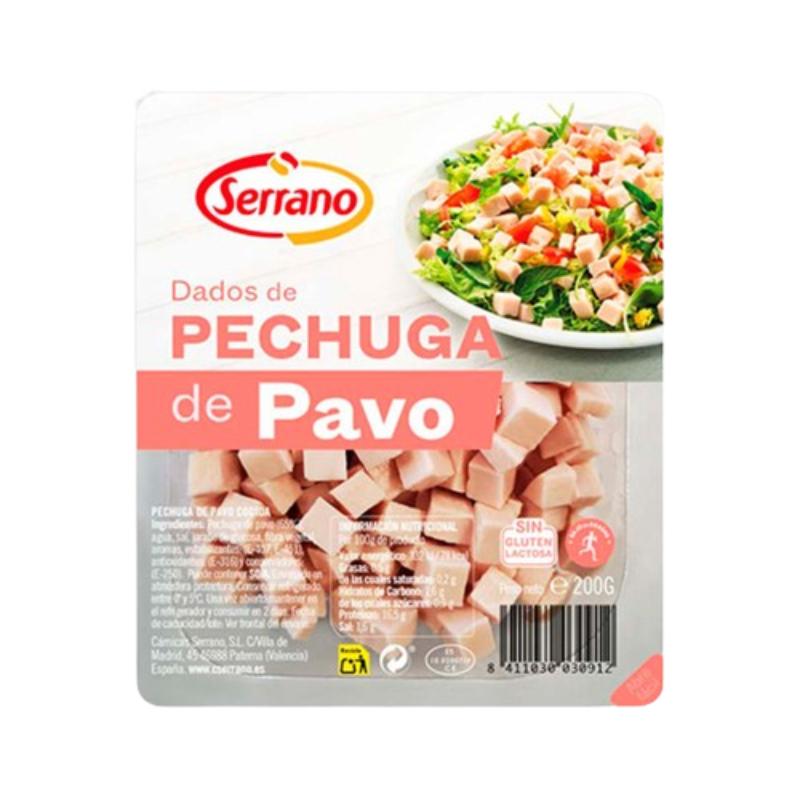 PECHUGA PAVO DADOS SERRANO B/150 GR