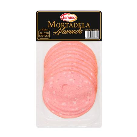 MORTADELA AHUMADA LONCHAS SERRANO B/100 GR