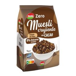 CEREAL MUESLI CRUJ CACAOZERO ESGIR S/GLUTEN B/300G