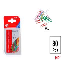 PP CLIPS MP COLORES 28 MM P/80 UD