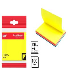 PP NOTAS MP COLOR SURTIDAS 100X75 MM P/100 UD