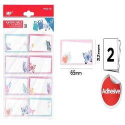 PP ETIQUETAS MP ADHESIVAS DECORADAS NIÑA P/16 UD