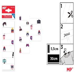 PP CINTA MP TERMICA NOMBRE FANTASIA 30 CM UD