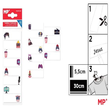 PP CINTA MP TERMICA NOMBRE FANTASIA 30 CM UD