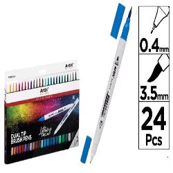 PP ROTULADOR ARTIX DOBLE PUNTA LETTERING P/24 UD