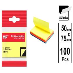 PP NOTAS MP COLOR SURTIDAS 50X75 MM P/100 UD