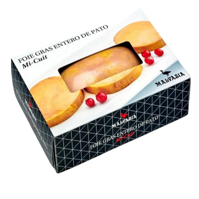 FOIE MALVASIA ENTERO MI-CUIT SEMICDO ESTCH/250 GR