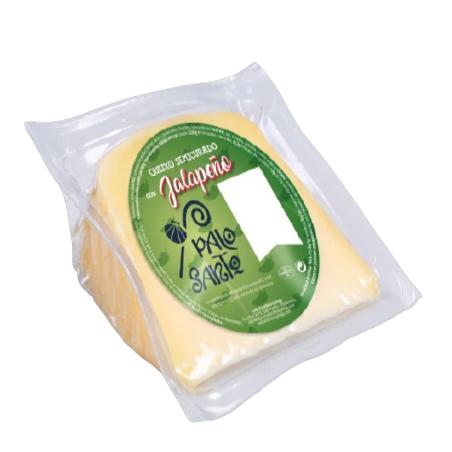QUESO SEMI PALO SANTO JALAPEÑO CUÑA 270GR APROX.