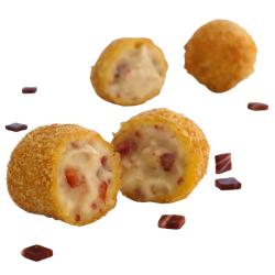CROQUETA HOG.REDONDA.40.GR.JAMON IBERICO B/1 KG