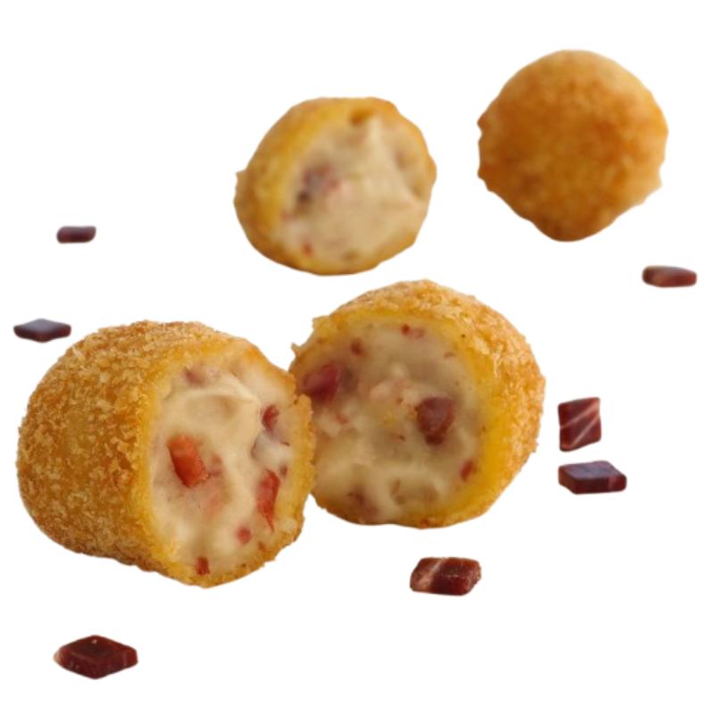 CROQUETA HOG.REDONDA.40.GR.JAMON IBERICO B/1 KG
