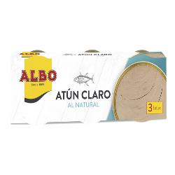 ATUN ALBO CLARO NATURAL 65 GR PACK-3UD