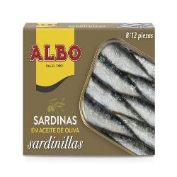 SARDINILLAS ALBO A/OLIVA  8/12UD L/82 GR